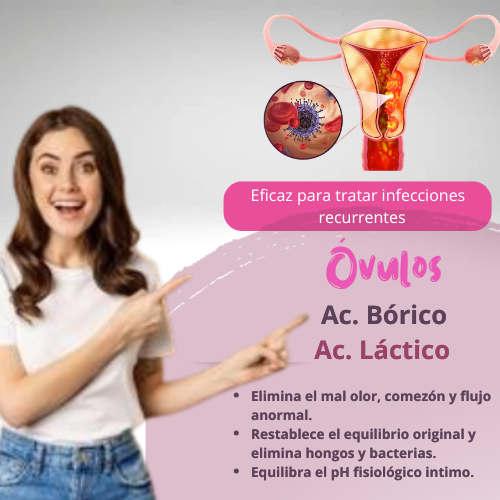 OVULOS ( ACIDO BORICO + LACTICO ) LLEVATE 2 POR 159