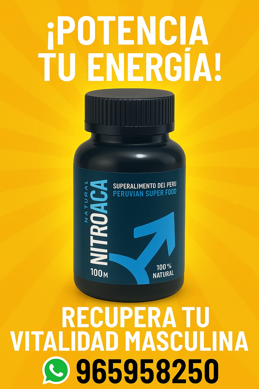 💥 NITROMACA - Potencia Natural para el Hombre Moderno 💥