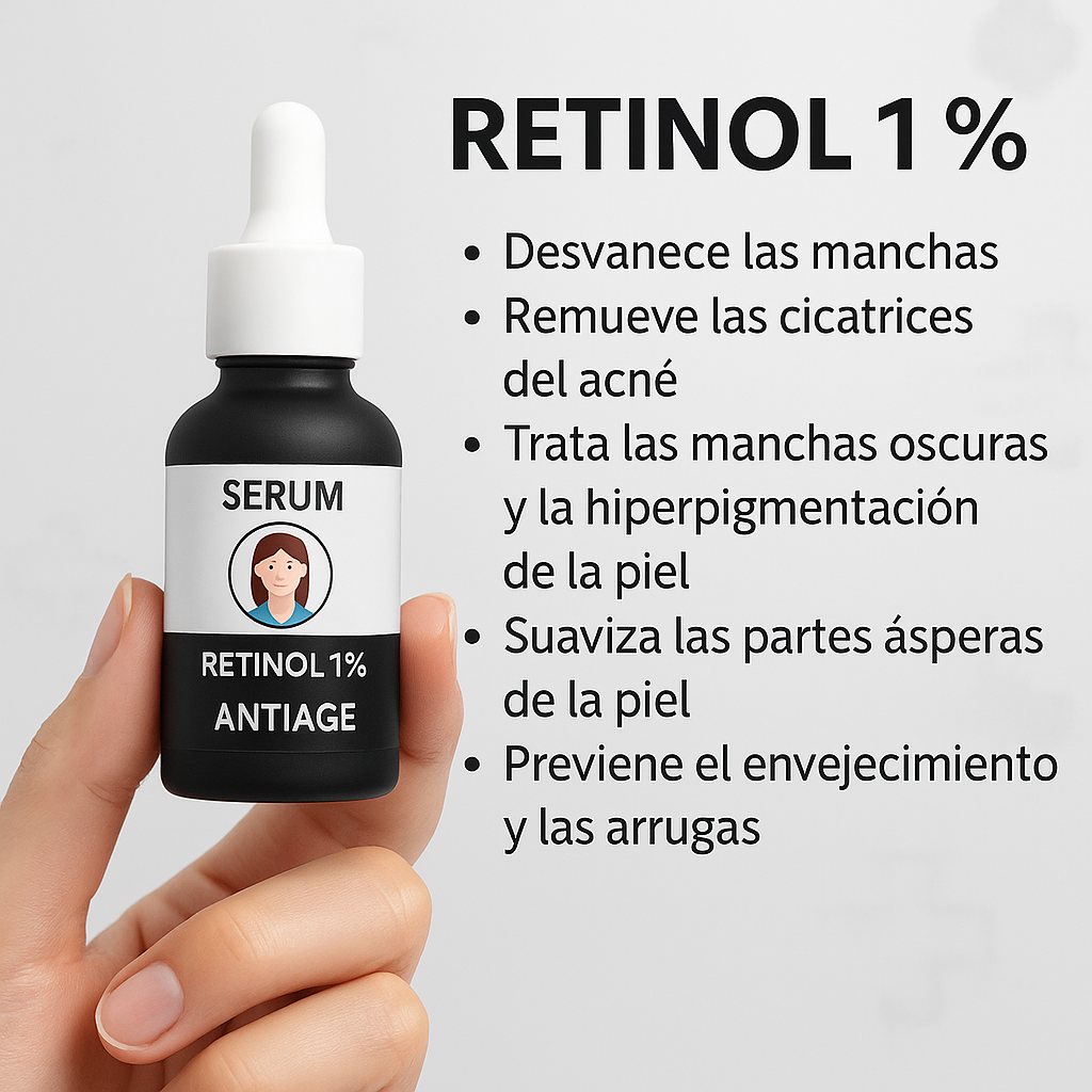 SERUM ANTIAGE RETINOL 1% – Tratamiento Intensivo para una Piel Renovada