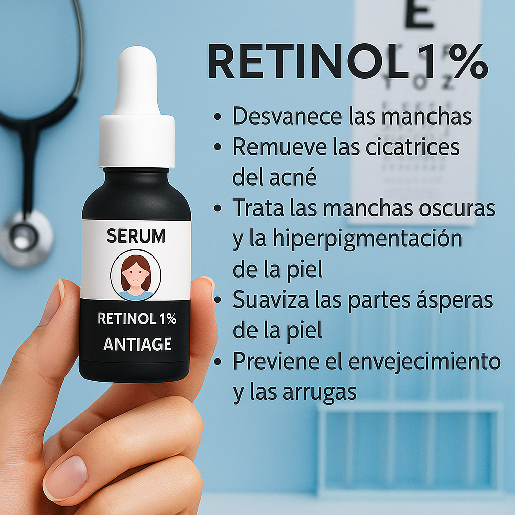 SERUM ANTIAGE RETINOL 1% – Tratamiento Intensivo para una Piel Renovada