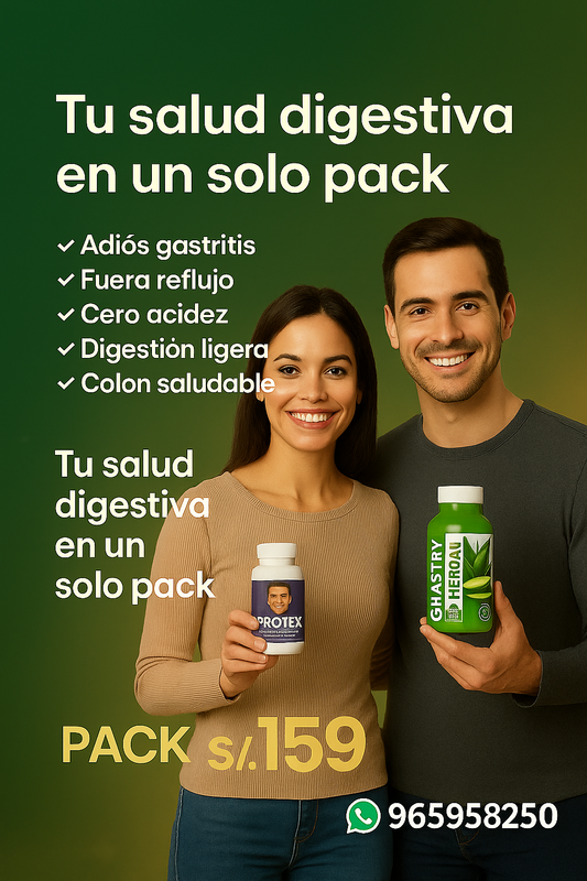 🌱 Pack Digestivo Premium: Protex + Ghastry Herbal