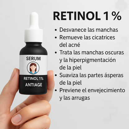 SERUM ANTIAGE RETINOL 1% – Tratamiento Intensivo para una Piel Renovada